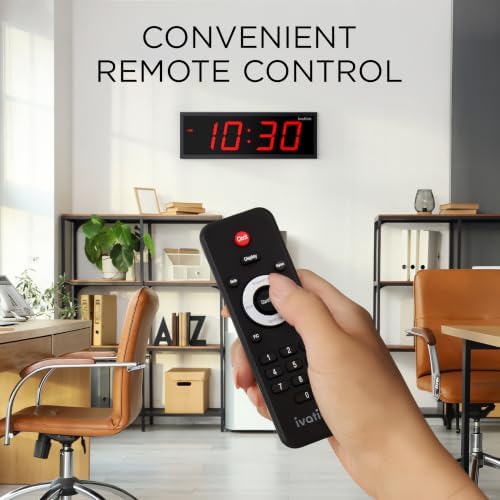 Ivation Large Digital Wall Clock - Image 6
