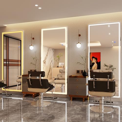 Antok 56"x20" LED Full Length Mirror, Lighted Floor Mirror - Image 6