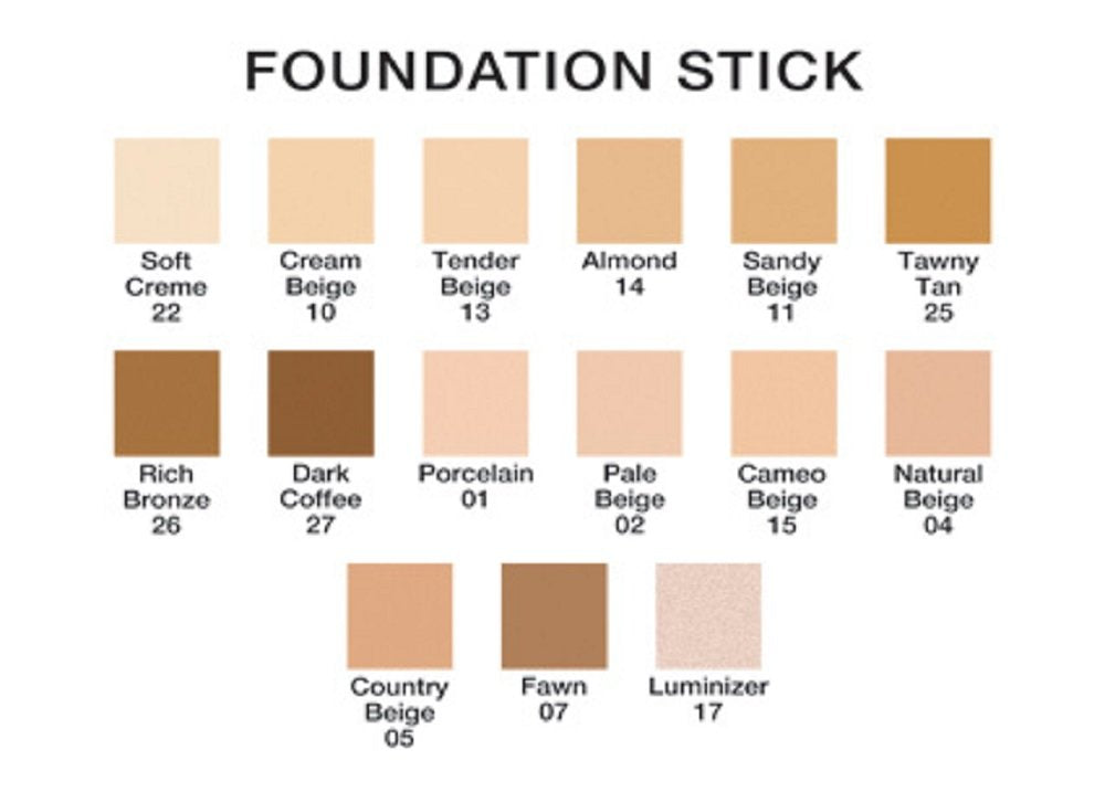Creamy Conditioning Foundation Stick Buildable Coverage Hypoallergenic (Pale Beige)