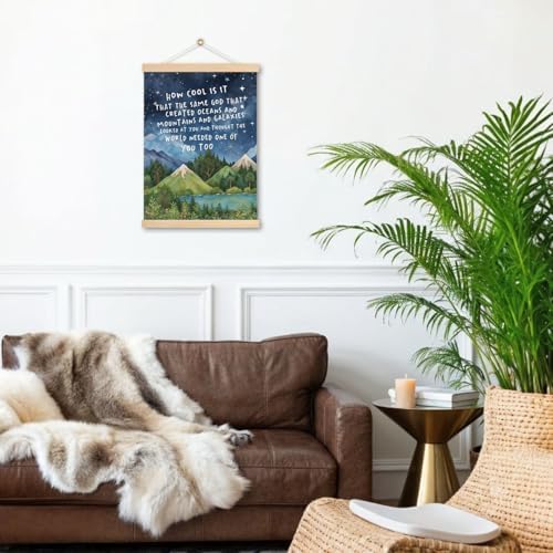 DNEULYR Inspirational Wall Decor, How Cool is It That the Same God Wall Art - Image 5