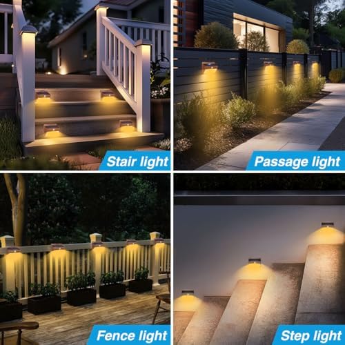 Peasur 1 Pack Solar Motion Sensor Lights Outdoor Waterproof - Image 6
