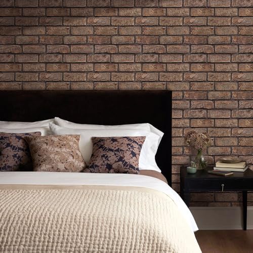 3D Peel and Stick Faux Brick Wall Panels 11.8" x 11.8" 10-Pack - Image 6