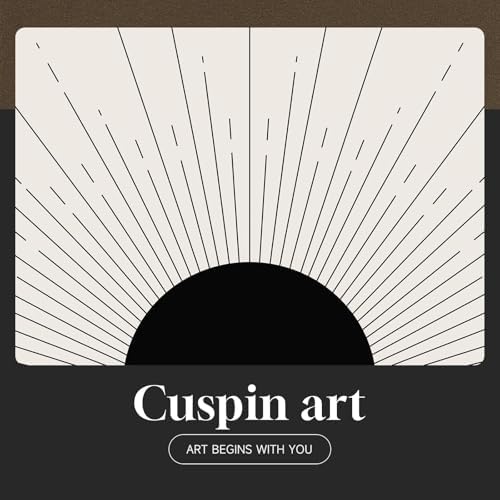 Framed Black and White Modern Abstract Wall Art - Image 7