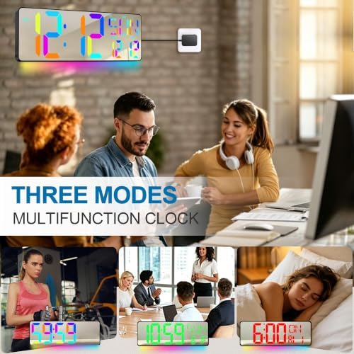 TXL 17.2 Inch Large Digital Wall Clock - Image 7