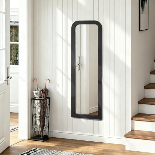 AAZZKANG Wall Mirror Full Length Rectangle Large Black Wood Framed 43"x14" - Image 7