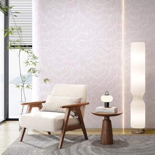 Theper Pink Contact Paper Striped Peel and Stick Wallpaper Boho 17.3"×78.8" - Image 7