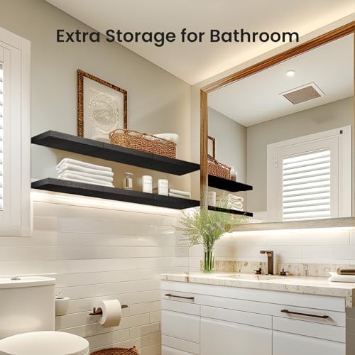 Amada 15.7" Floating Shelves for Wall Decor & Storage - Image 6
