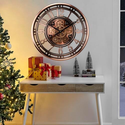 CLXEAST 21" Large Moving Gear Wall Clock - Image 6