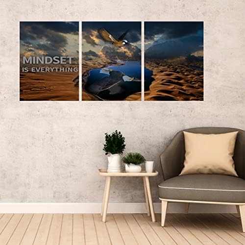 3 Panels Inspirational Canvas Poster Motivational Wall Art Inspirational Wall - Image 7