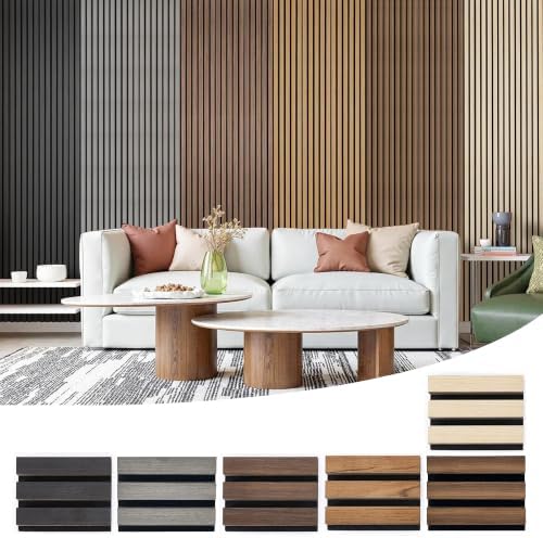 Acoustic Wood Slat Panels, Soundproof Wooden Wall Panels, 3D Fluted Panel - Image 3