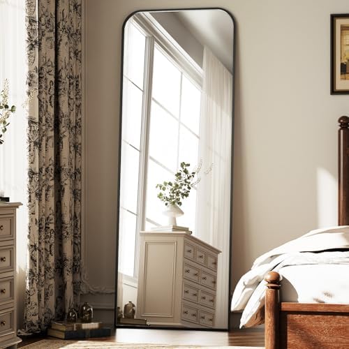Full Length Mirror 64"x21" Arched Floor Standing Large Mirrors - Image 7