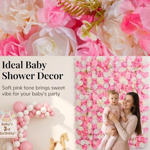Artificial Flower Wall, 12 Panels - Image 7