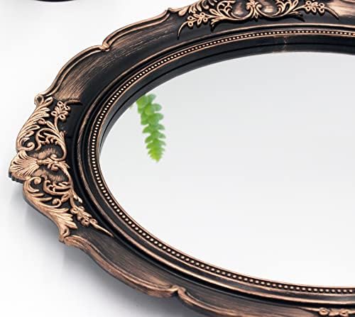 Eaoundm 13.1 x 14.8 inchs Plastic Frame Wall Mirror - Image 7