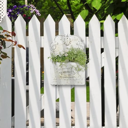 All Chic Metal Wall Planter Wall Mount Planter Wall Haning Planter Outdoor - Image 6