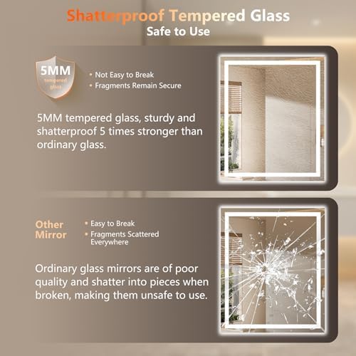 60"x 36" LED Bathroom Mirror - Image 6