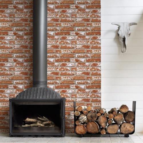 Commomy Faux Brick 3D Wall Panels Peel and Stick 10 Pcs 15.74"x11.8" - Image 6