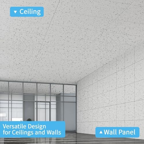 Art3d Acoustic Drop Ceiling Tiles, 2x2 ft, Covers 48 Sq. Ft. - Image 6