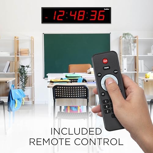 Ivation Oversized Digital Wall Clock - Image 6