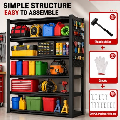 Heavy Duty 5 Tier Garage Shelving - Image 6
