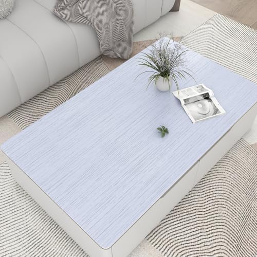 Textured Bluish White Grasscloth Peel and Stick Wallpaper Removable Faux Grass - Image 7
