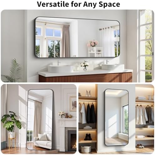 Koonmi Bathroom Wall Mirror, 30x71 Inch Large Vanity Mirror - Image 6