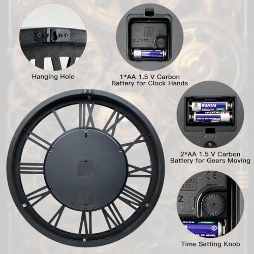 36" Extra Large Wall Clock - Image 7