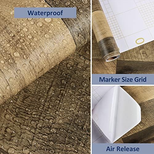 WESTICK Large Wood Contact Paper Wood Wallpaper Peel and Stick Countertops - Image 6