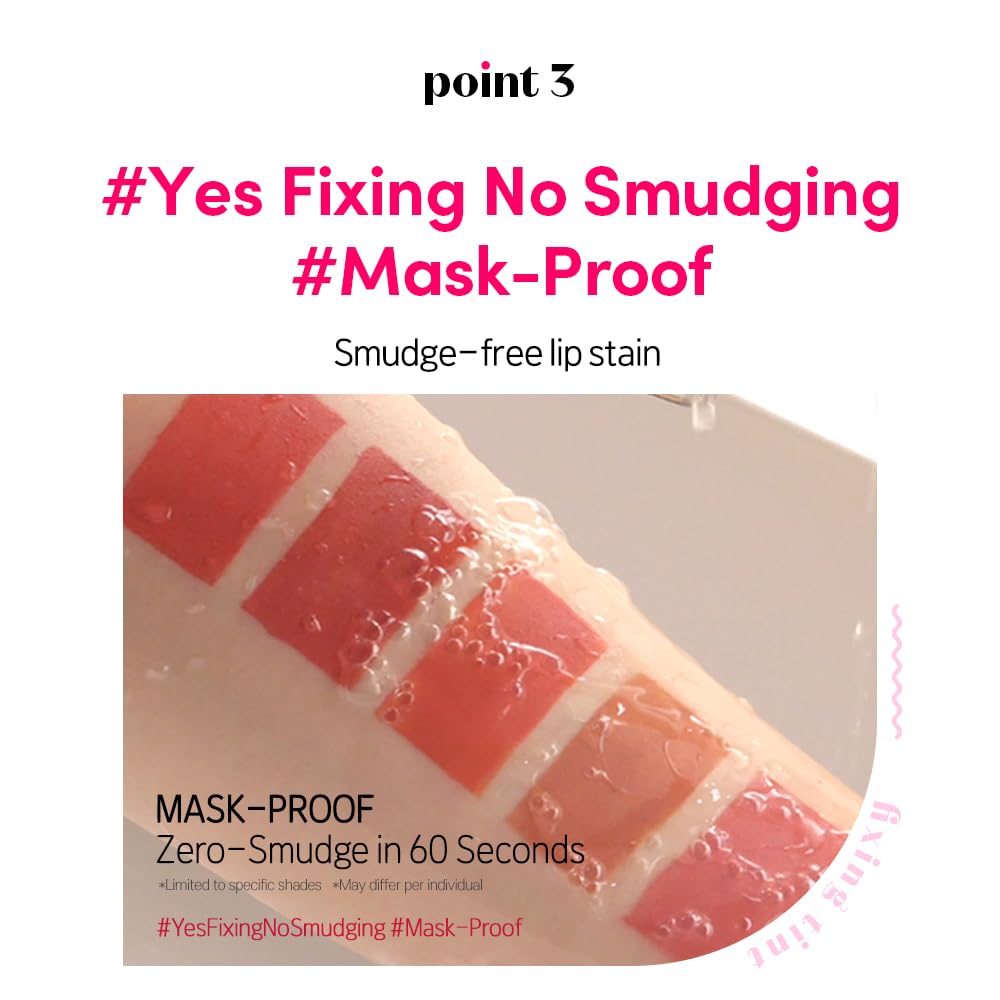 ETUDE Fixing Tint #10 Smoky Cherry (4g) | Long Lasting High Pigmented Liquid Lipstick | Waterproof Lightweight Matte Finish Lip Stain | Full Coverage | Korean Makeup, Kbeauty