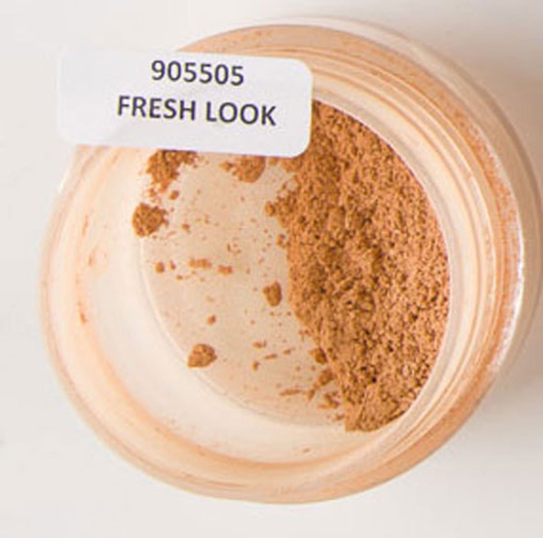 Powder Foundation, with Puff, Fresh Look, 6 Gram