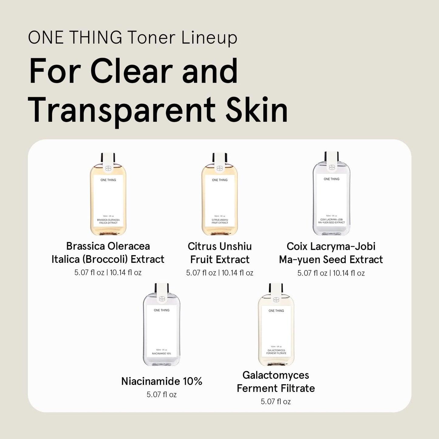 ONE THING Citrus Unshiu Fruit Toner (Tangerine Extract) 5.07 Fl Oz | Hydrating Revitalizing Facial Extract, Uneven Dull Skin, Vitamin C | Acne Scars Dark Spots Pigmentation | Vegan Korean Skin Care