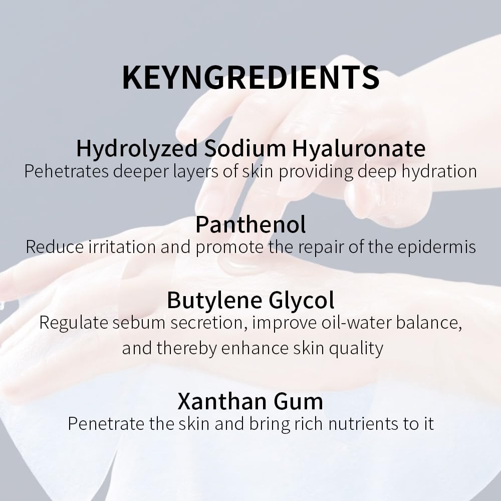 REAL DEEP HYALURONIC ACID ANTI-WRINKLE MASK,Multi-Zone Hyaluronic Acid Anti-Wrinkle Face Mask, Deeply moisturize and reduce fine lines on the skin, keeping the skin firm and soothing