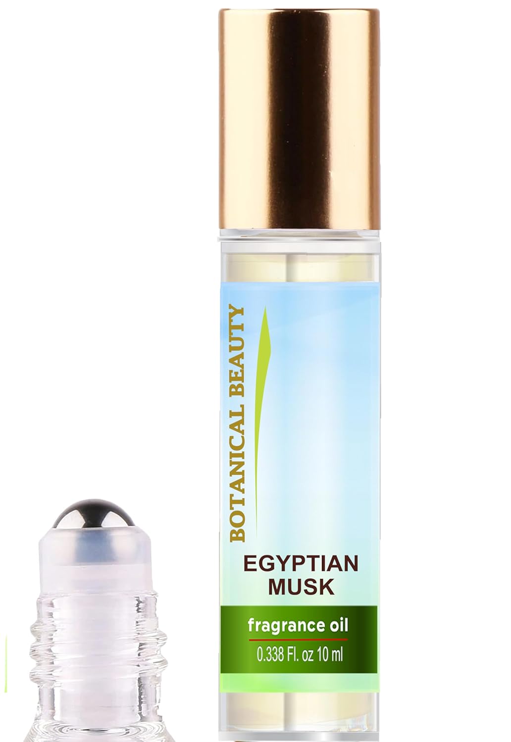 Botanical Beauty EGYPTIAN MUSK FRAGRANCE OIL ROLL-ON 0.338 FL OZ (10 ML) Rollerball Perfume, Alcohol-Free, Long Lasting