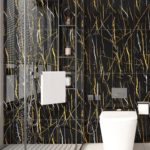 Haimin 3D Wall Panels Peel and Stick Marble Tile Look 10 Pack Waterproof - Image 6