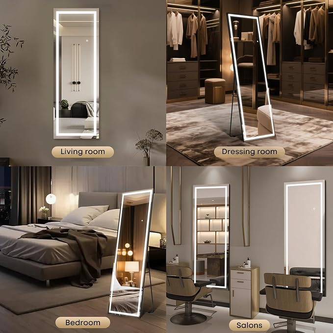 64" x 21" Full Length LED Floor Mirror - Image 8