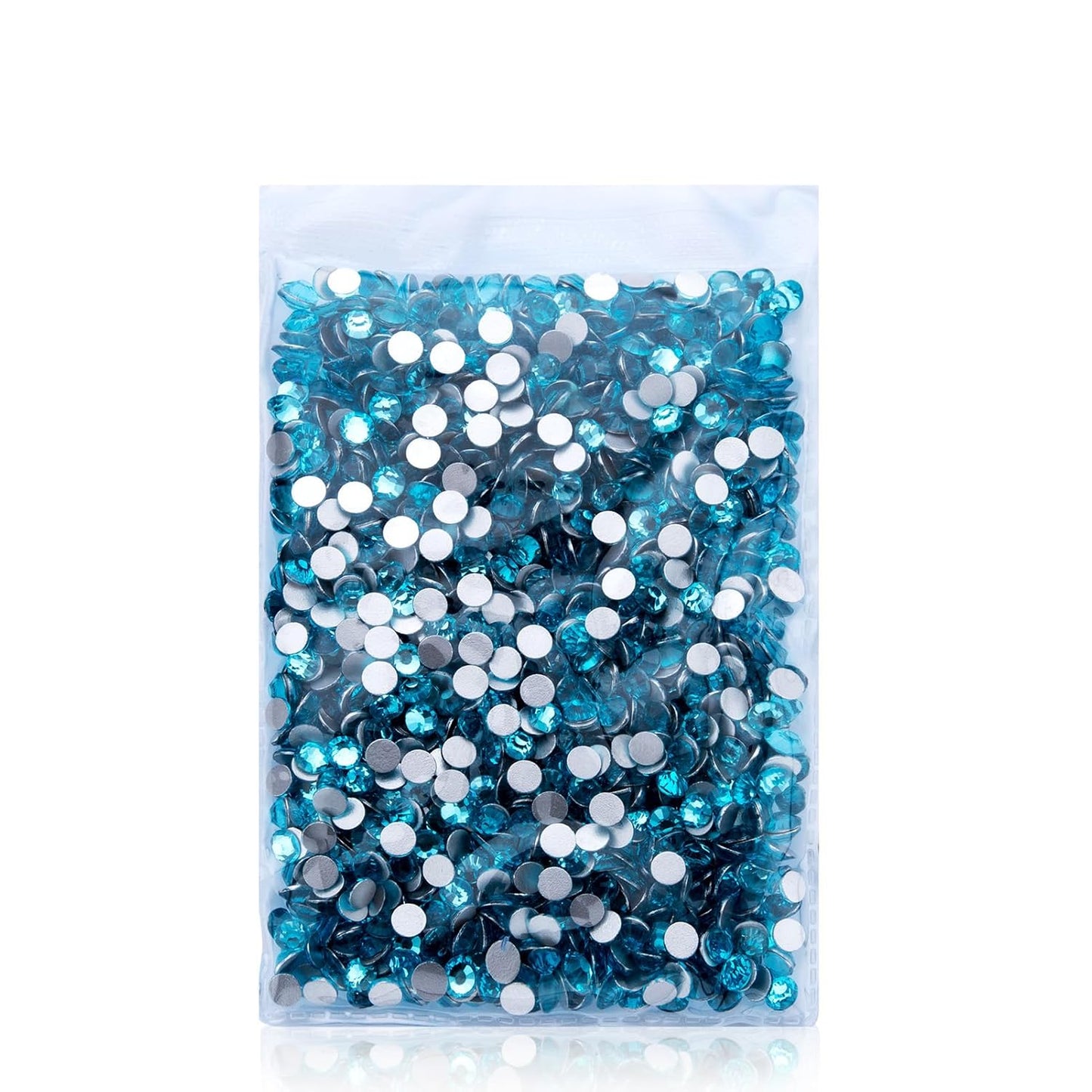 1440Pcs Aquamarine Crystal Rhinestones,Glass Flatback Rhinestones Gemstones for Nail Face Makeup Art Crafts Clothes Decoration -(SS20, 4.8mm,Aquamarine)