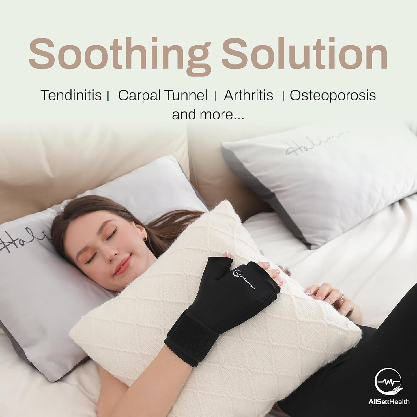 Wrist Ice Pack Wrap - Hot and Cold Gel Thumb & Hand Ice Pack Glove for Arthritis Relief | Microwavable & Freezer Safe, Dual Therapy for Carpal Tunnel, Tendonitis, Swelling, Targeted Relief for Hand