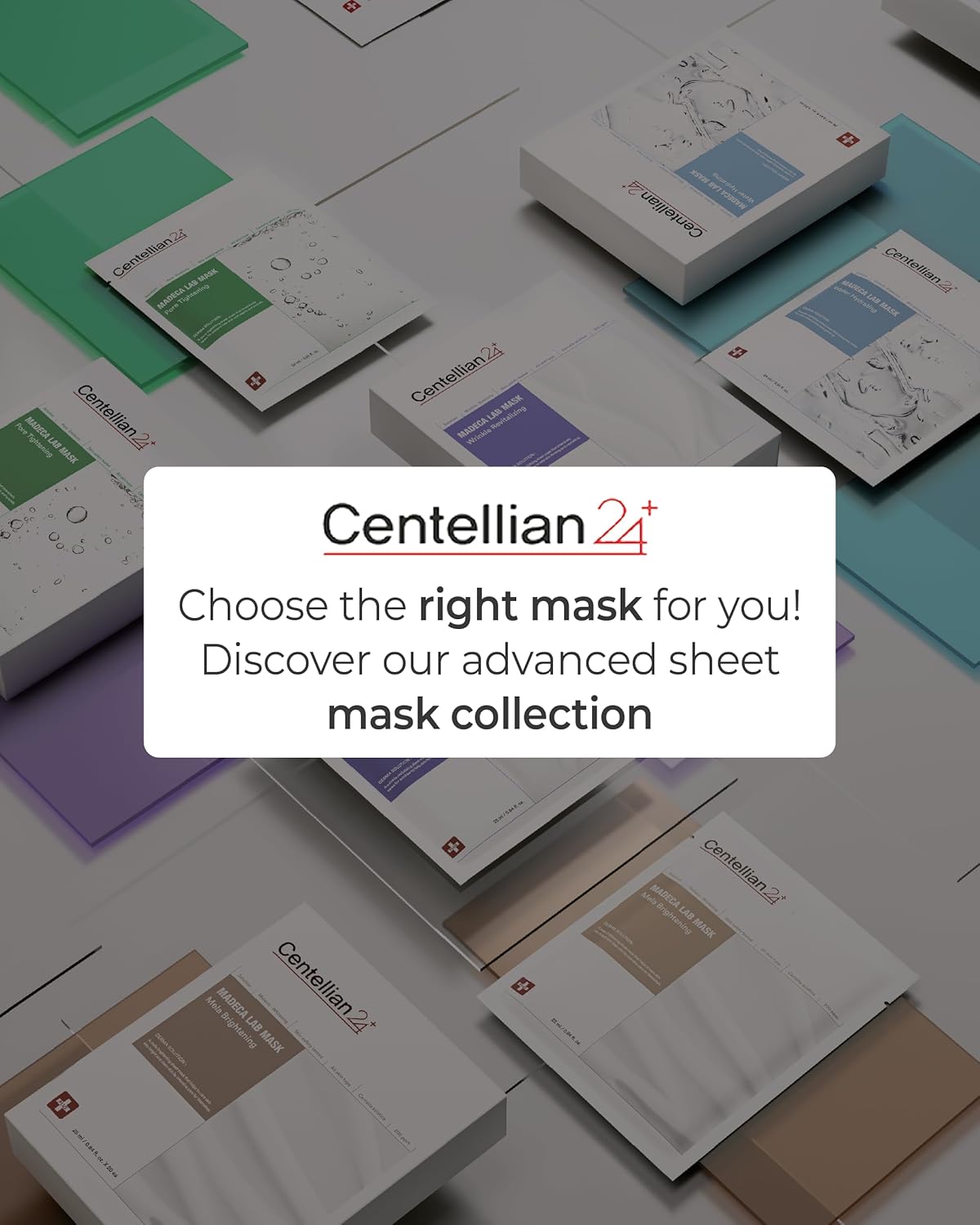 CENTELLIAN 24 Madeca Mask (Extra Moisturizing, 4pc) - Face Sheet Mask, Ultra Hydrating & Soothing for Dry, Sensitive Skin. Korean Skin Care by Dongkook. Centella Asiatica, TECA, EGF