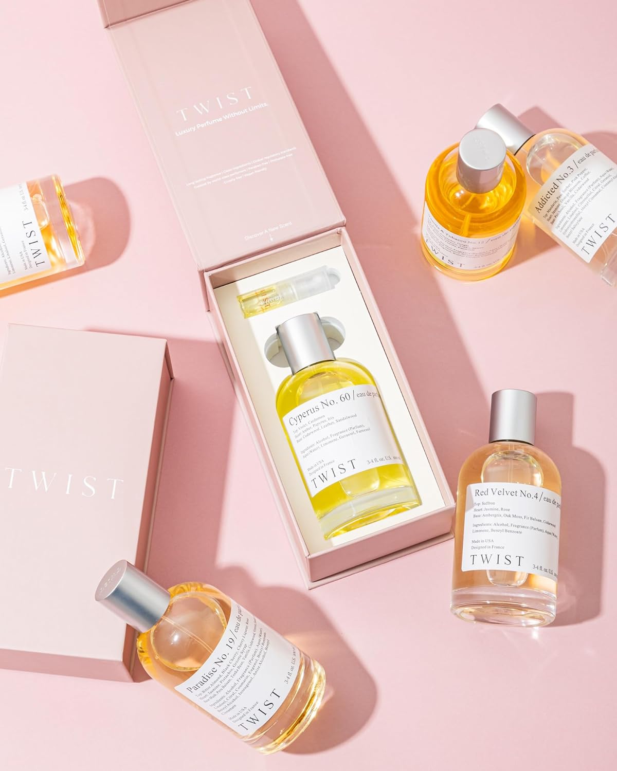 Twist F- Me I'm Famous No. 66 - Eau De Parfum Inspired by T. Ford F- Fabulous, Long-Lasting Perfume For Women & Men, Paraben Free, Vegan, Clean Ingredients, Unisex - 100 ml | 3.4 fl. oz.