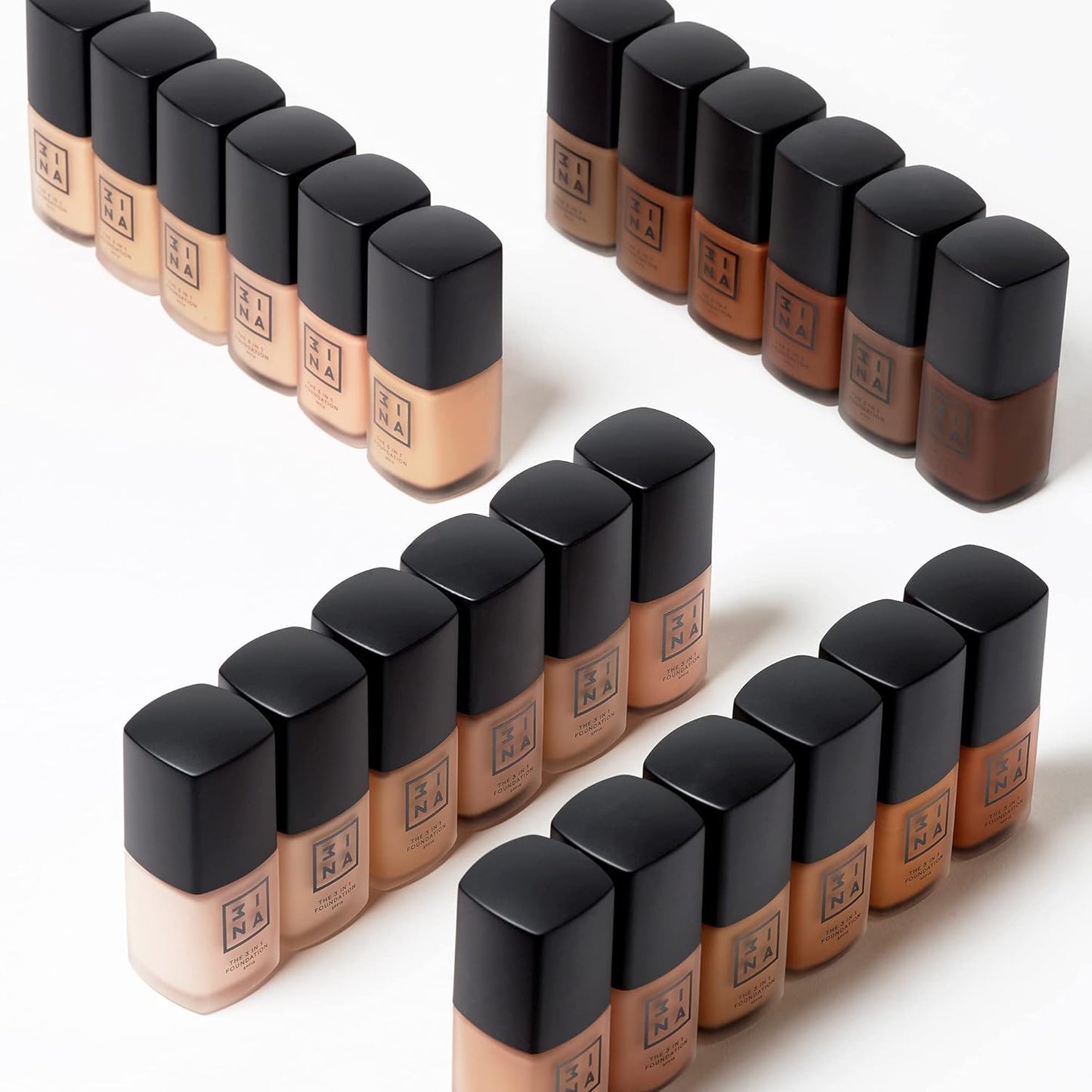 3INA The 3-In-1 Foundation 223 - Vegan Formula - Combination Of Primer, Concealer And Foundation - Medium Coverage - Natural Finish - Perfect For Covering Lines And Blemishes - Long Lasting - 1.01 Oz