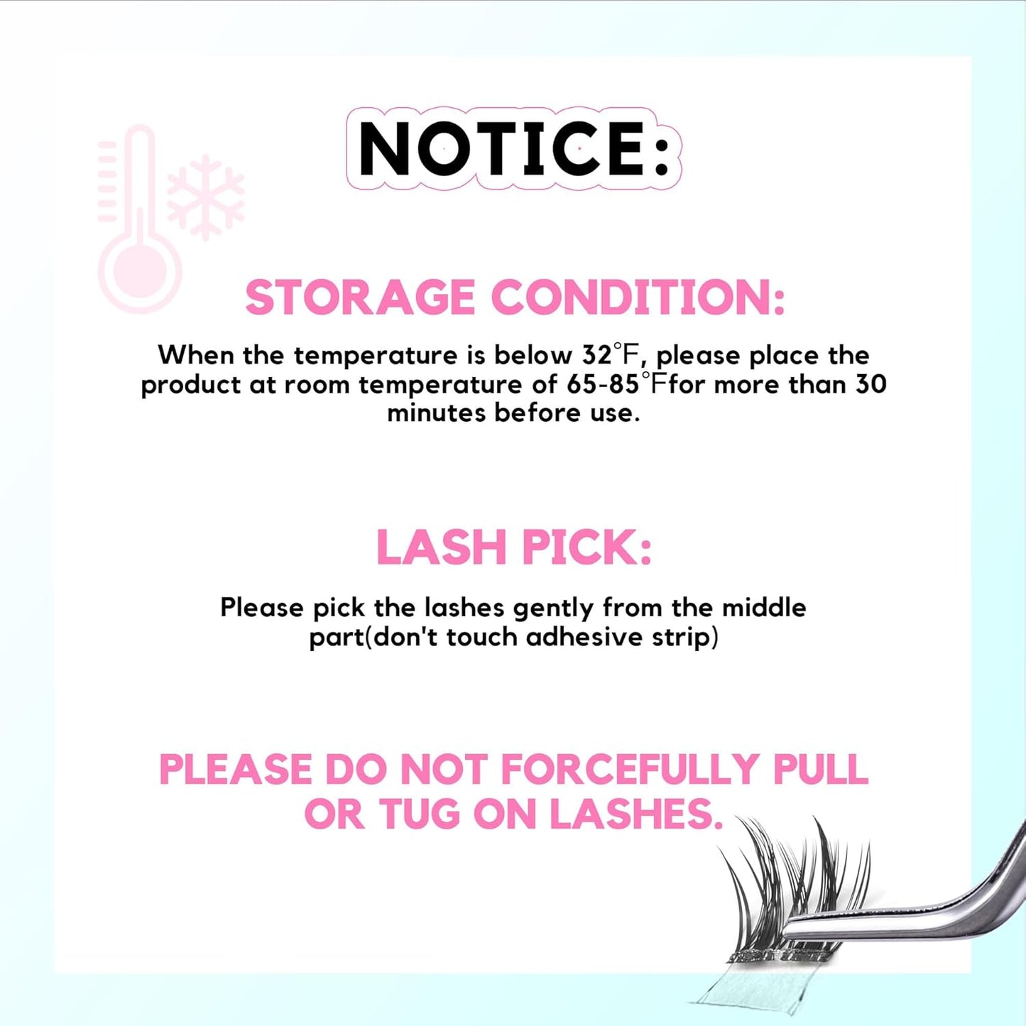 GAQQI Self Adhesive Eyelashes Clusters, No Glue Lash Clusters 10-16mm Wispy & Wet Cluster Lashes, No Band Press On Lashes, More Comfortable & Stronger Hold (Rabbit)