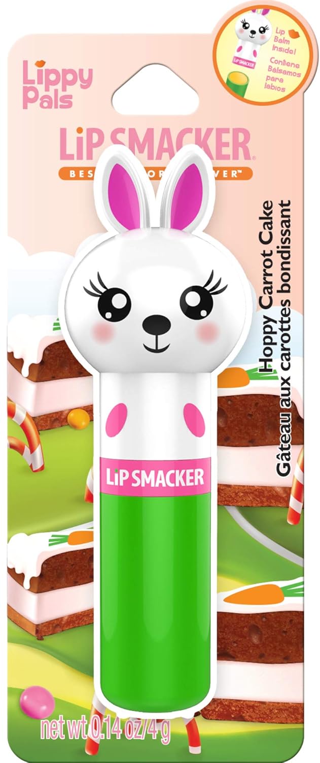 Lip Smacker Sparkle & Shine Unicorn Eyeshadow Palette Makeup Collection + Lippy Pals Bunny Rabbit Carrot Cake Lip Balm