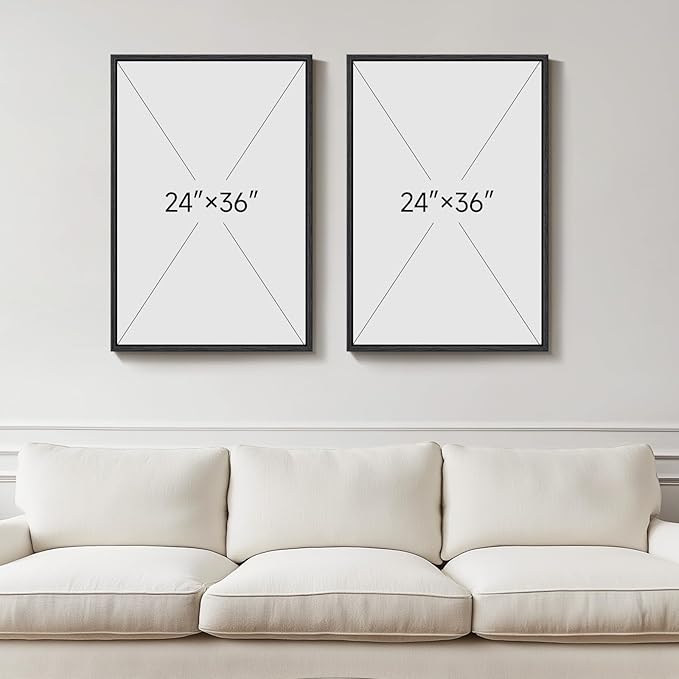 Framed Abstract Black and Gold Wall Art - Image 8