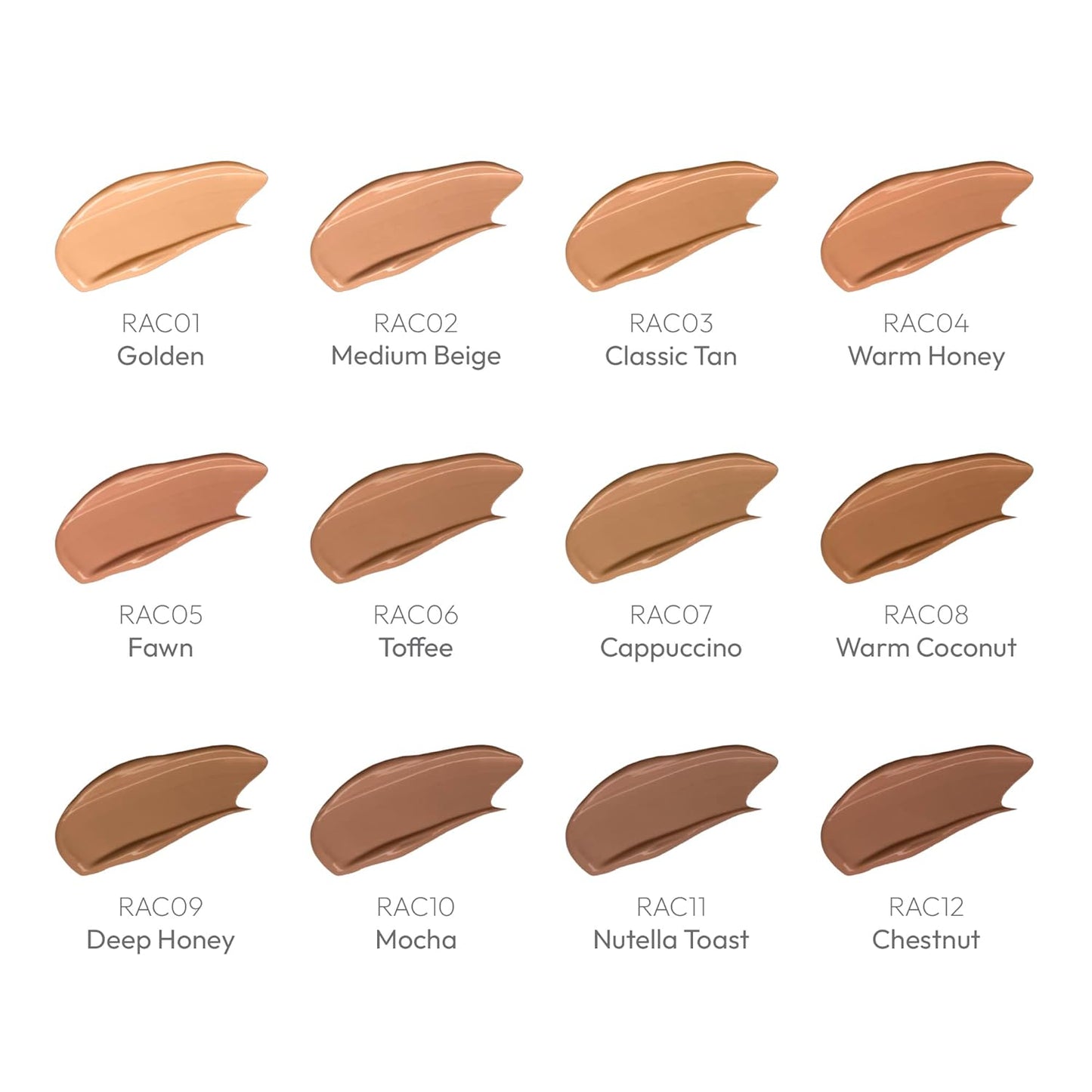 Ruby Kisses All Day Concealer Lightweight Full Coverage Multi-Use Concealer 0.13 Fl Oz (Cappuccino)