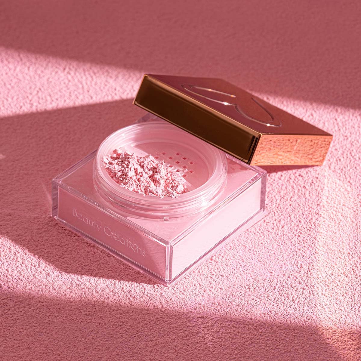 Beauty Bundle Beauty Creations Pink Cloud Pink Loose Setting Powder & Amorus Cloud Blur Matte Balm Foundation, Minimizes Pores, Matte Finish 14HR Shine Control (Buff Beige)