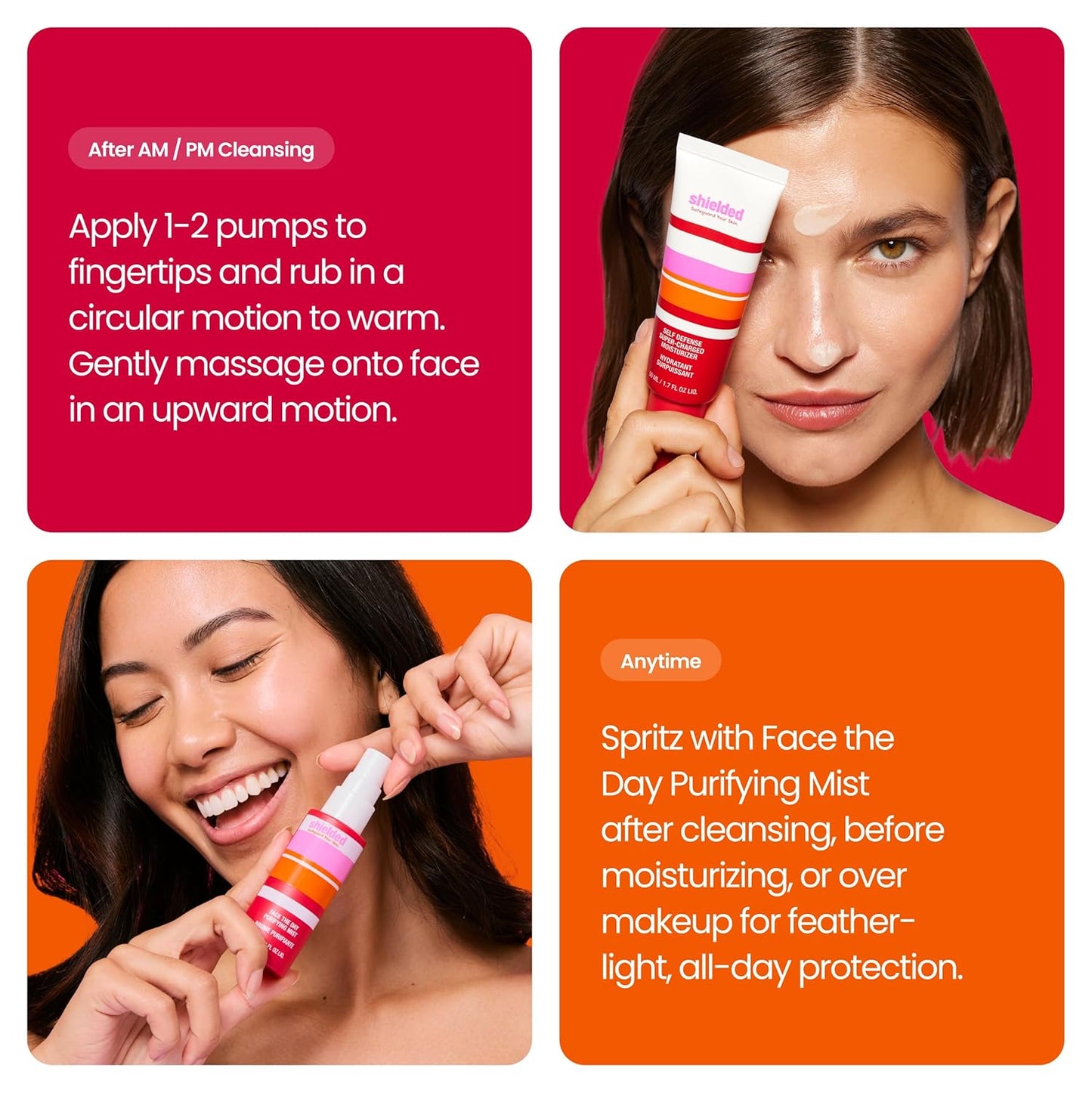 Beauty Self-Defense Super Charged Moisturizer Hydrating Skin-Strengthening Face Cream with Silver Citrate & Hyaluronic Acid, 50ml