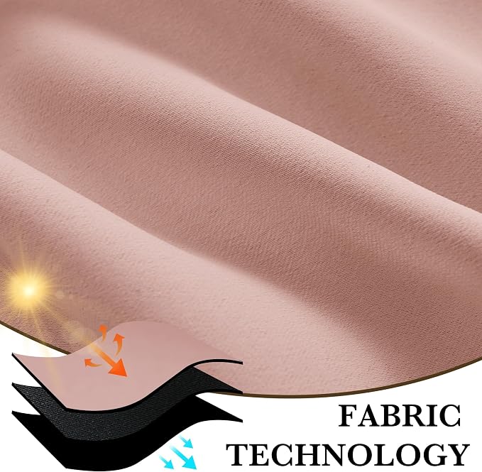 RYB HOME 100% Blackout Short Curtains - Image 7
