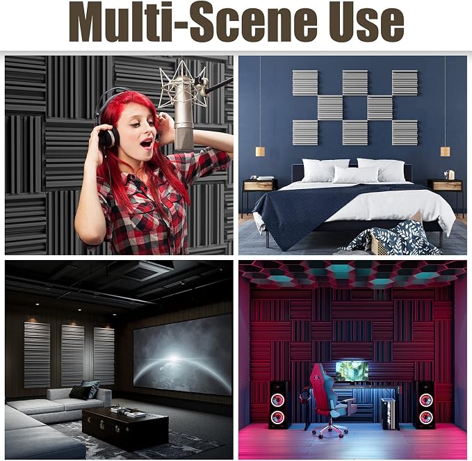 12 Pack Sound Proof Foam Panels - Image 7