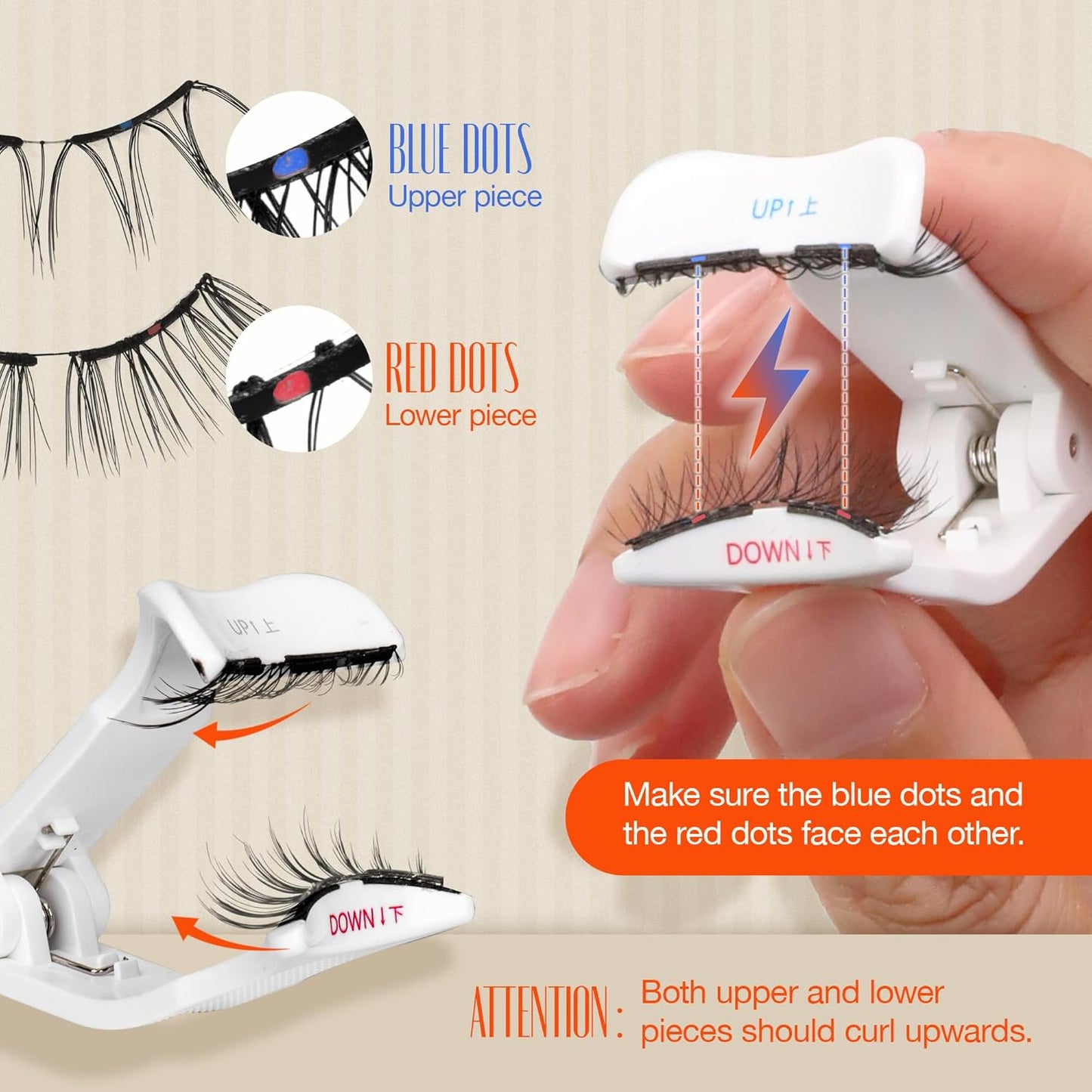 LASHVIEW Magnetic Eyelashes with Applicator, Soft Magnetic Lashes Natural Look Comfortable & Secure Fit Easy to Apply Reusable(XYT14)