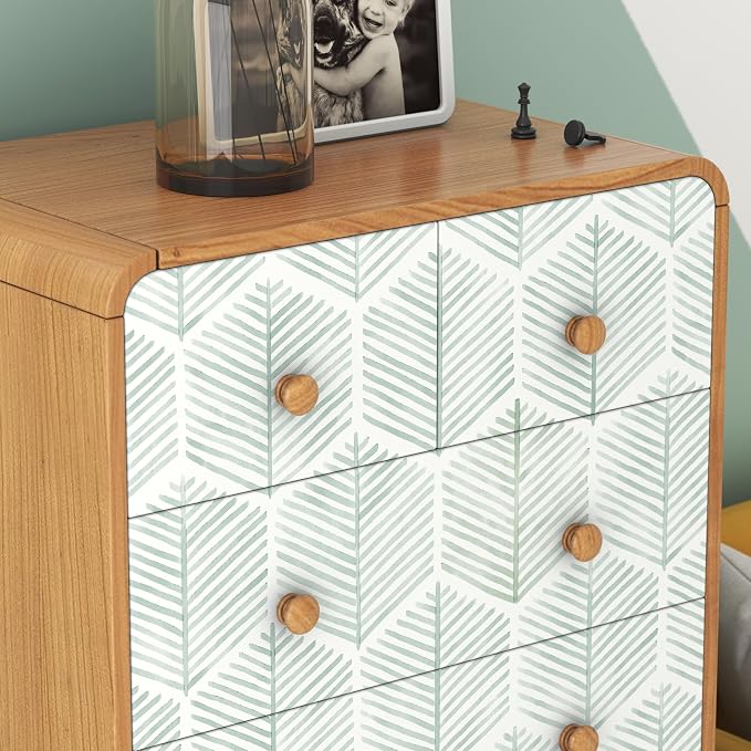 Modern Peel and Stick Wallpaper 17.3''×276'' Geometric Wallpaper Boho Contact - Image 6
