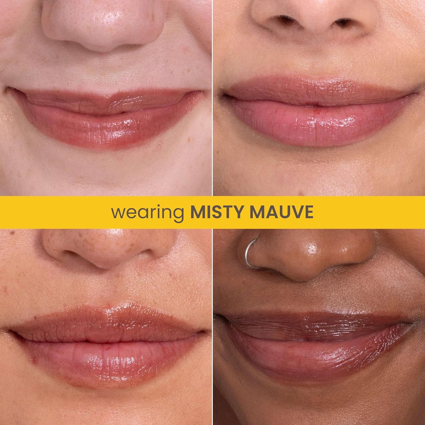 Burt’s Bees Tinted Boosted Balm, Misty Mauve, Hydrating Tinted Lip Balm with Vitamin C, E, and F Core, 24 Hour Lip Moisturizer with Responsibly Sourced Beeswax, 100% Natural Origin, 1 Count, 0.16oz